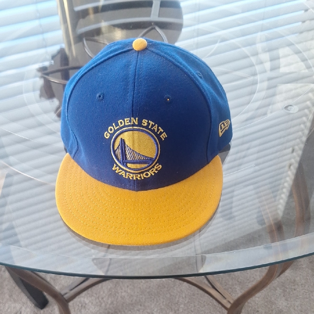 Golden State Warriors Blue and Yellow Cap